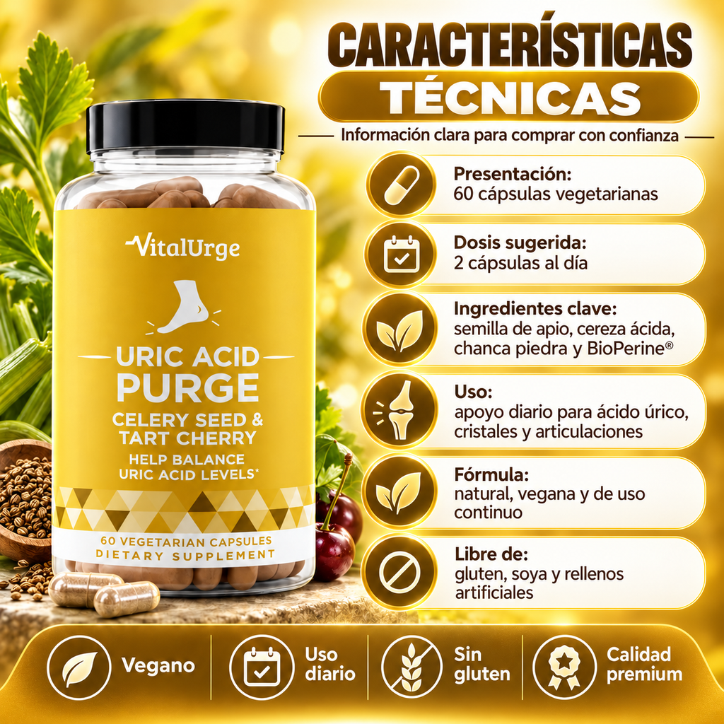 VitalUrge - Purge Uric Acid