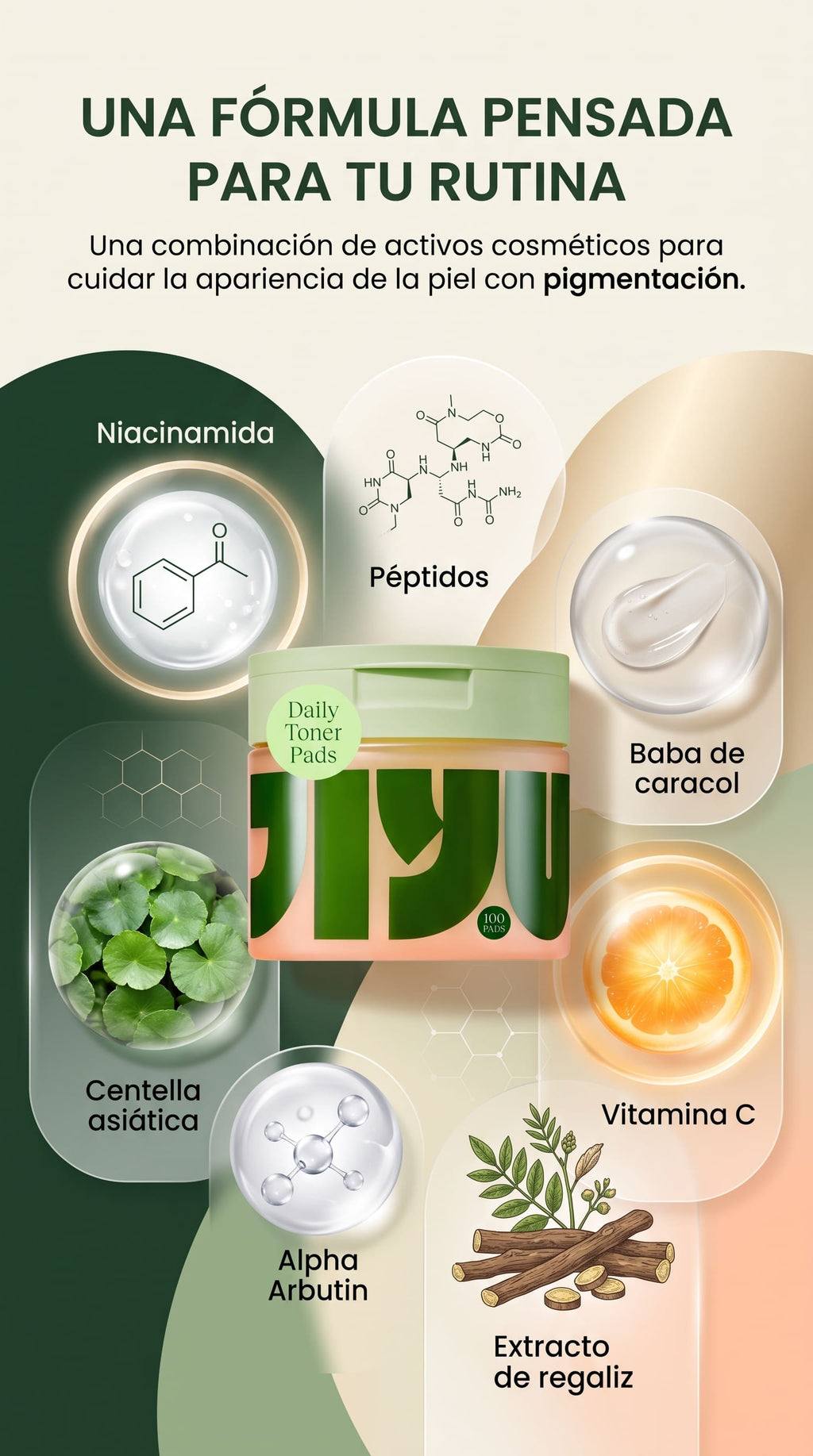 JIYU™ - Pañitos Coreanos Despigmentantes x100 unidades
